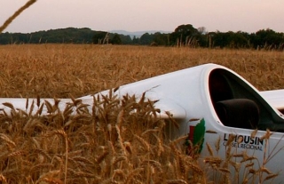  planeador en los campos 
